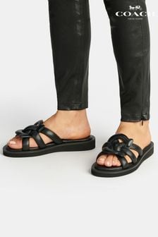 COACH Georgie Leather Sandals (443760) | AED971