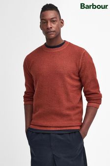 Barbour sweater mens Orange store