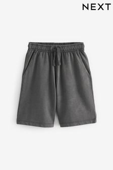 Grey Relaxed Washed Jersey Shorts (3-16yrs) (447339) | OMR5 - OMR8