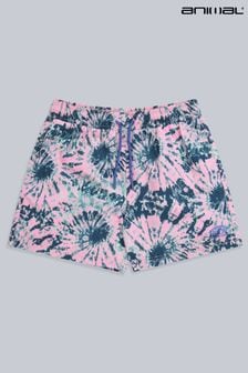 Пурпурные детские пляжные шорты из переработанных материалов с принтом Animal Jetset (447406) | €16