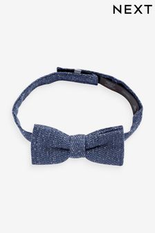 Blue Linen Mix Bow Tie (1-16yrs) (447617) | kr130