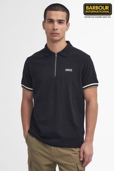 Barbour® International Buxton Black Polo Shirt (448078) | ر.ق322