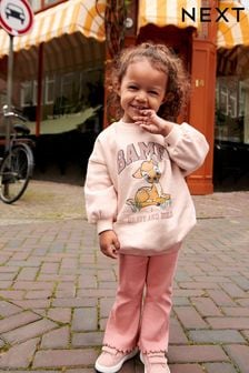 Neutral Bambi Sweat and Flared Leggings Set (3mths-7yrs) (448646) | €17 - €21