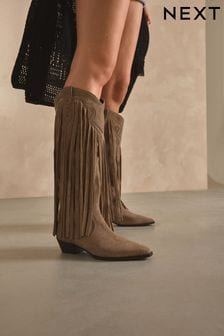 Women s Brown Knee High Boots Next Luxembourg
