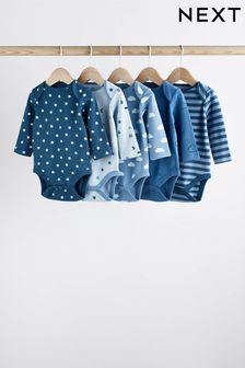 Baby Long Sleeve Bodysuits 5 Pack