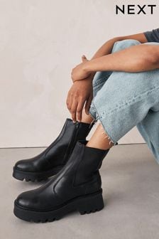 Women s Chelsea Boots Heeled Chelsea Boots Next UAE
