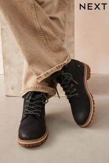 Next lace up boots best sale