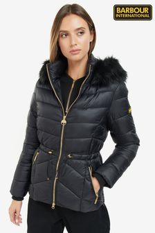Barbour International® Island Quilted Black Jacket (448953) | 335 €