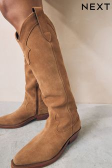 Womens suede dress boots top