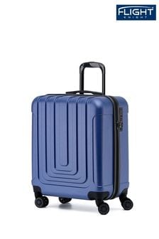 Flight Knight 56x45x25cm EasyJet Overhead 8 Wheel ABS Hard Case Cabin Carry On Hand Black Luggage (450149) | AED305