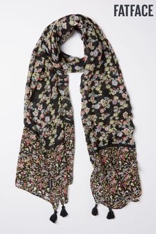 FatFace Black Scattered Ditsy Scarf (450218) | $43