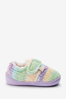 Rainbow Chenille Cupsole Slippers (450427) | $15 - $18