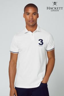 Hackett London Men White Polo Shirt (450759) | 191 €