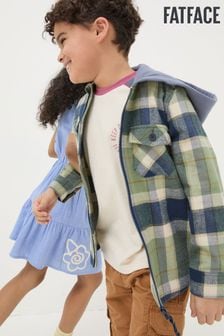 FatFace Green Hooded Check Shacket (450798) | 1,456 UAH