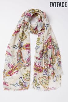 FatFace Natural Bright Paisley Scarf (450803) | kr460