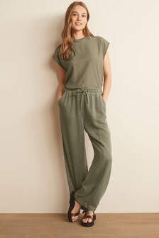 Pantalon Tencel® ample