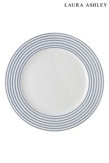 Laura Ashley Blue Blueprint Collectables Candy Stripe Plate (450825) | €17.50