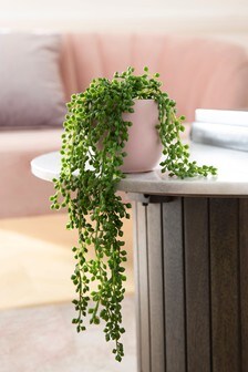 Green Artificial Trailing Plant In Pink Pot (451892) | 420 UAH