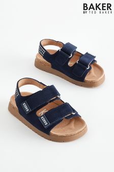 Baker by Ted Baker Boys Suede Footbed Sandals (452677) | 241 SAR