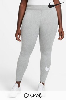Nike Grey Curve Essential Mid Rise Swoosh Leggings (453008) | €42