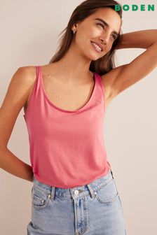 Boden Pink Open Back Tank Top (453126) | €14.50