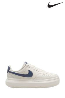 Nike White/Blue Court Vision Alta Platform Trainers (453514) | 127 €