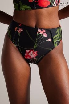 Ted Baker Black Printed Loesiy High Waisted Bikini (454253) | kr820