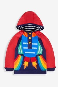 Rot/Rakete - Neues Jojo Maman Bébé Boys' Appliqué Kapuzensweatshirt (454284) | 41 €