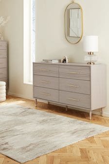 Grey Adelaide Oak Effect 6 Drawer Chest of Drawers (454497) | €610