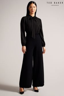 Ted Baker Leot Knitted Trousers Black Jumpsuit
