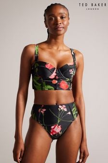 Ted Baker Printed Lusiye Longline Bikini Top