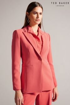 Ted Baker Pink Bertaah Single Breasted Feature Collar Blazer (454644) | 360 €