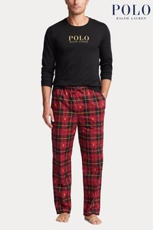 Polo Ralph Lauren Black/red Plaid Pyjamas Set (454714) | 806 LEI