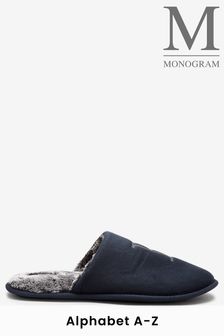 Marineblauw Large - Pantoffels met monogram (455489) | €15