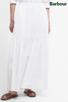 Barbour® White Kelly Broderie Anglaise Skirt (456308) | ₪ 492