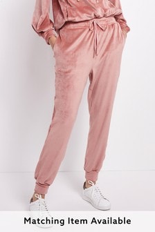 Pink Soft Velour Joggers (456682) | €9.50