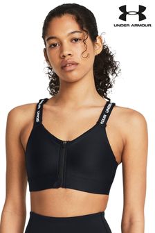 Under Armour Infinity High Support Zip Black Bra (456851) | AED322