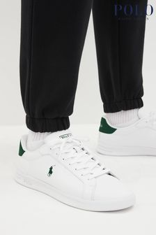 Polo Ralph Lauren Heritage Court Leather Logo Trainers (457186) | €72