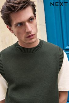 Mens sleeveless jumper next cheap