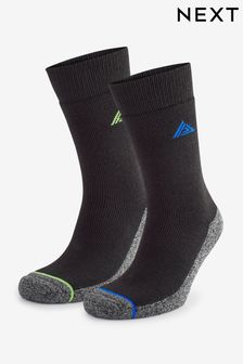 Black/Grey 2 Pack Thermal Socks (457827) | $28