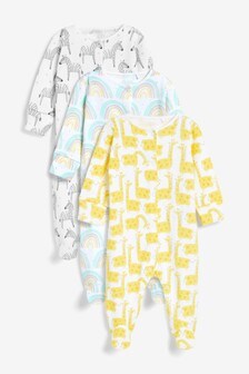 Lot de 3 grenouillères (0-2 ans)