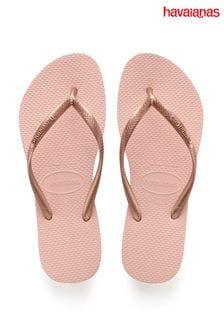 Havaianas - Smalle roze kinderteenslippers (458279) | €32