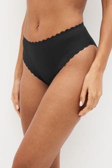 黑色 - 無痕扇形邊女性內褲 (458909) | NT$330