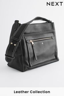 Black - Leather Stitch Tote Bag (459189) | 119 €