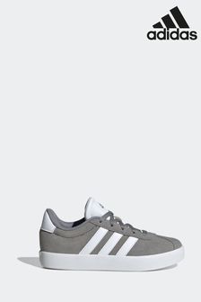 رمادي/أبيض - حذاء رياضي للأطفال Vl Court 3.0 من Adidas (460452) | د.ك 15