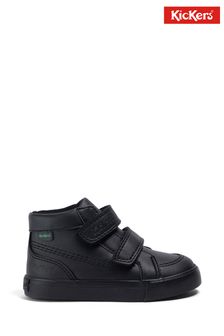 Kickers Infant Unisex Tovni Hi Vel Vegan Black Shoes (460762) | $76
