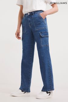 JD Williams Mid Wash Cargo Jeans (460999) | 220 zł