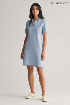 GANT Blue Shield Piqué Polo Dress (461192) | AED527