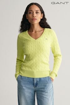 GANT Stretch Cotton Cable Knit Jumper (461212) | AED693
