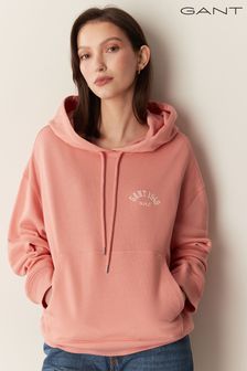 GANT Pink Arch Graphic Hoodie (461398) | SGD 232
